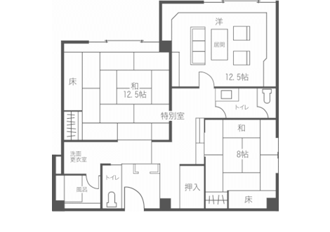 間取り図 - 特別室 -